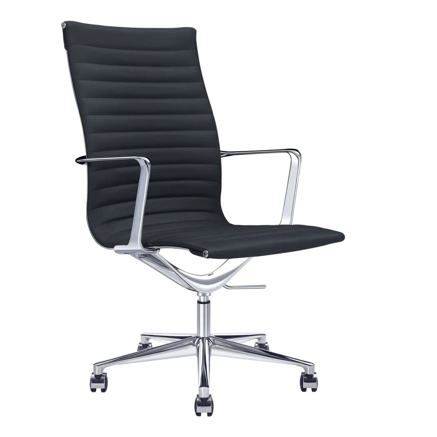Task Executive kantoorstoel met hoge rugleuning en lederen bekleding | Hoogwaardige ergonomische kantoorstoel