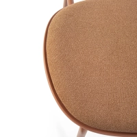 Ergonomische, stapelbare eetkamerstoel Carlotta | Moderne gestoffeerde stoel