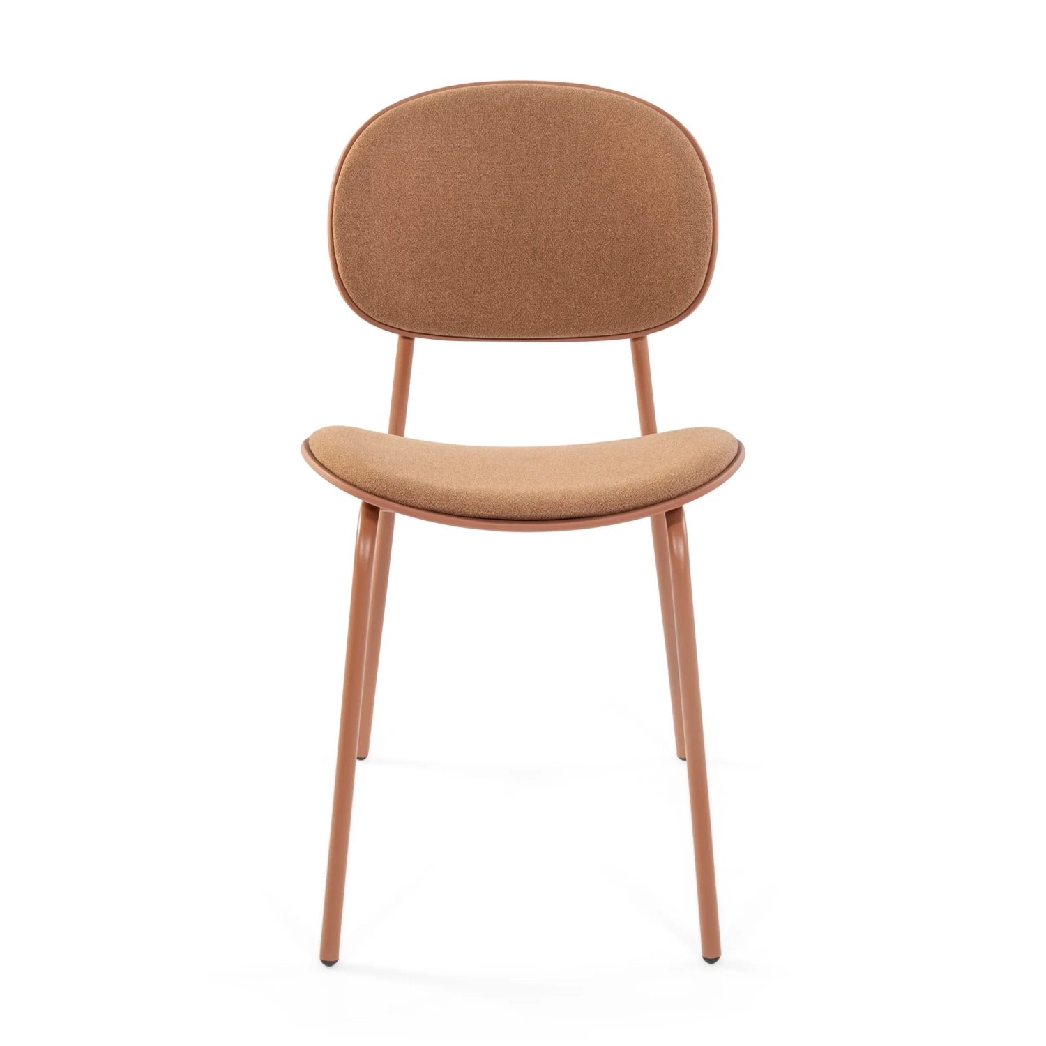Ergonomisk, stapelbar matstol Carlotta | Modern klädd stol