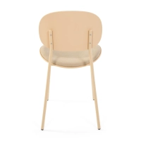 Ergonomická stohovatelná jídelní židle Carlotta | Moderní čalouněná židle
