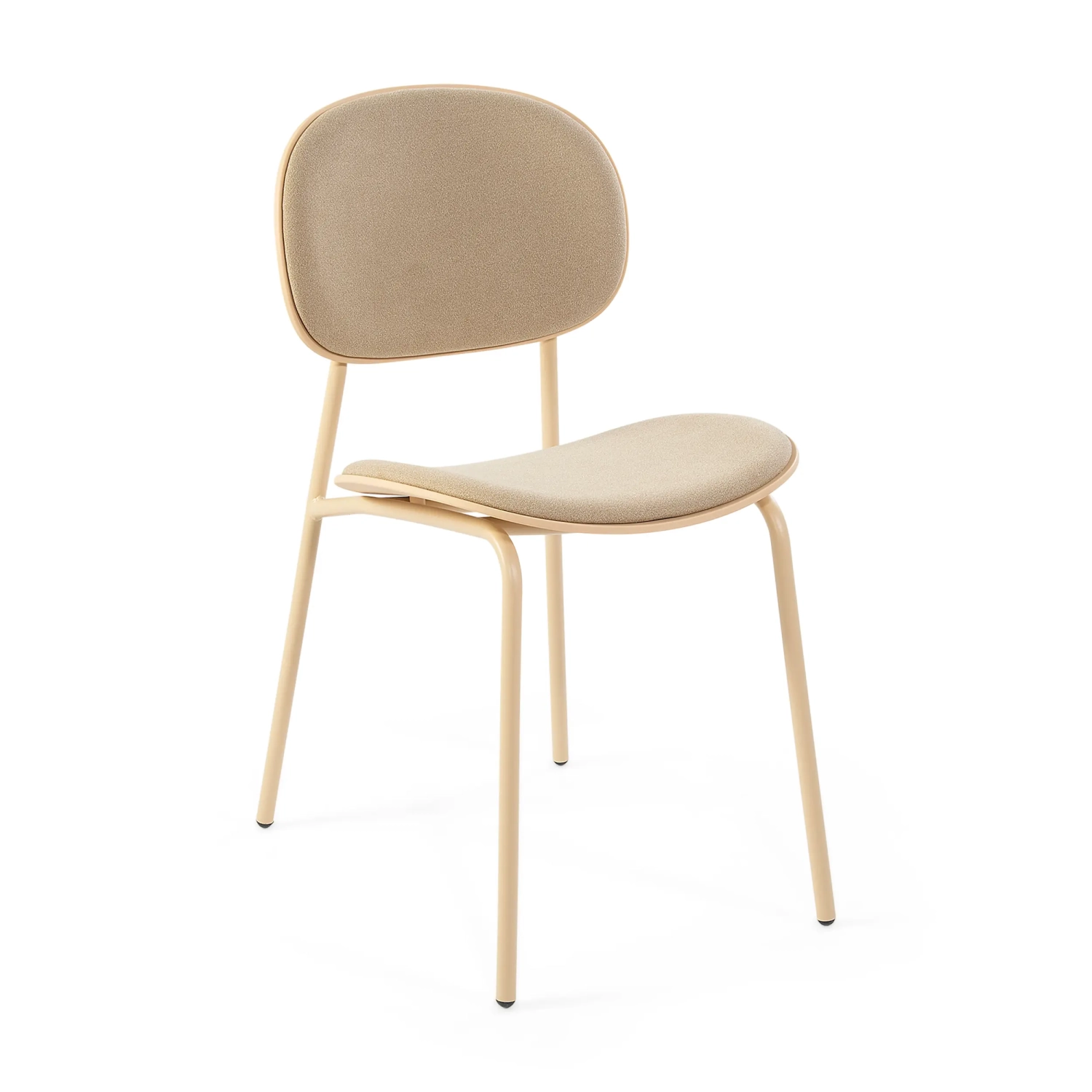 Ergonomická stohovatelná jídelní židle Carlotta | Moderní čalouněná židle