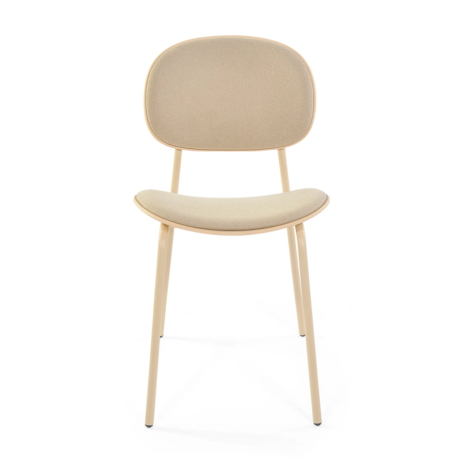 Ergonomische, stapelbare eetkamerstoel Carlotta | Moderne gestoffeerde stoel