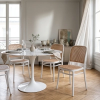 Pakkaa 4 Moulin-tuolia synteettistä rottinkia - Mueble Design