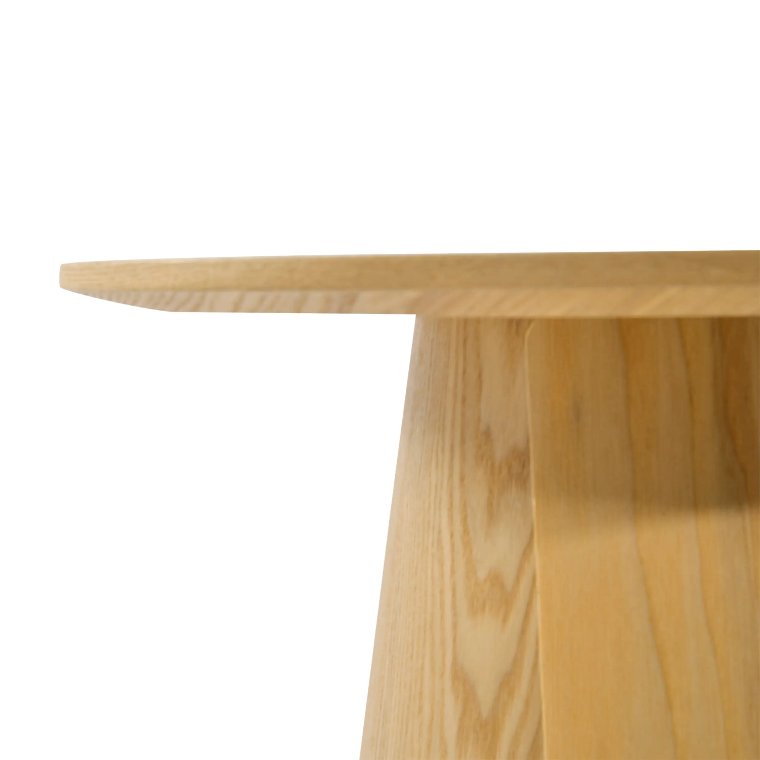 Pluto Beistelltisch aus skandinavischem Eschenholz, 50 cm | Runder Holztisch