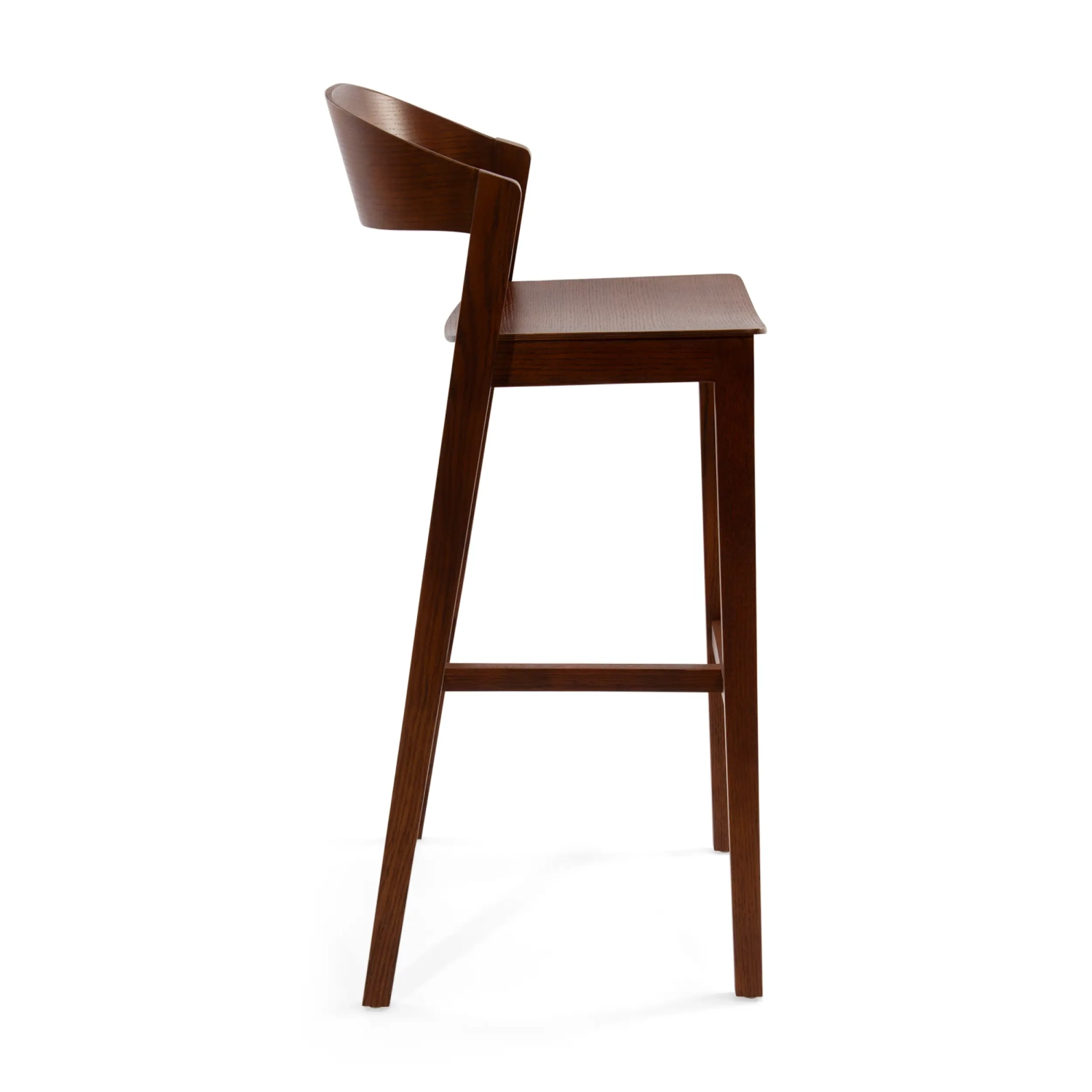 Soho Scandinavische barkruk 76 cm | Eiken of walnoothout