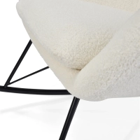 Nest Bouclé -keinutuoli | Moderni design-keinutuoli