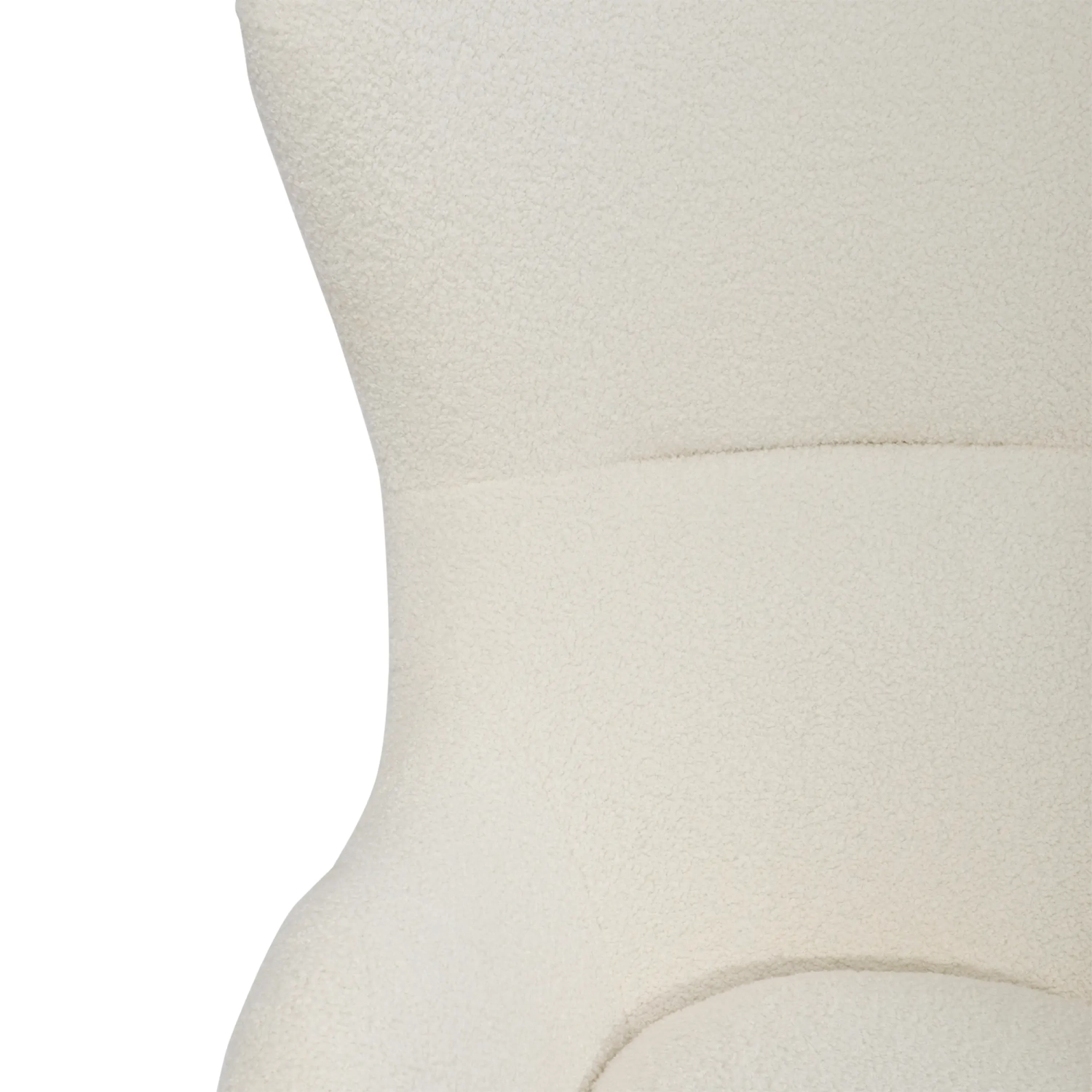 Nest Bouclé Schaukelstuhl | Moderner Designer-Schaukelstuhl