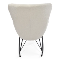 Fotel bujany Nest Bouclé | Nowoczesny designerski fotel bujany
