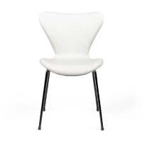 Sedm jídelních židlí ve vintage stylu z umělé kůže | Moderní industriální design