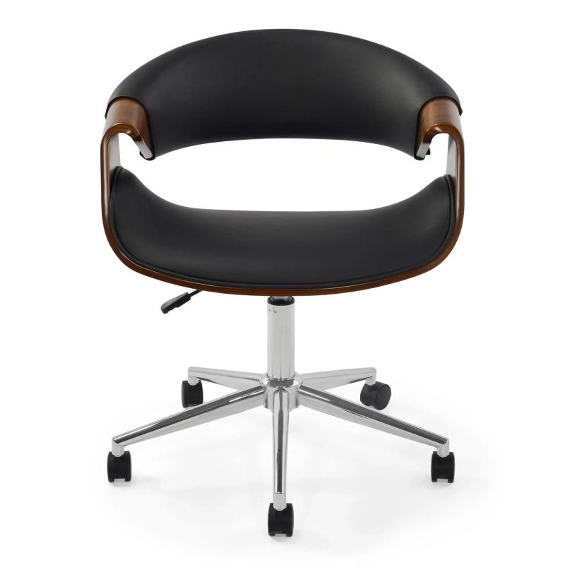 Burrow S kontorsstol i valnöt | Justerbar design i mid-century-stil