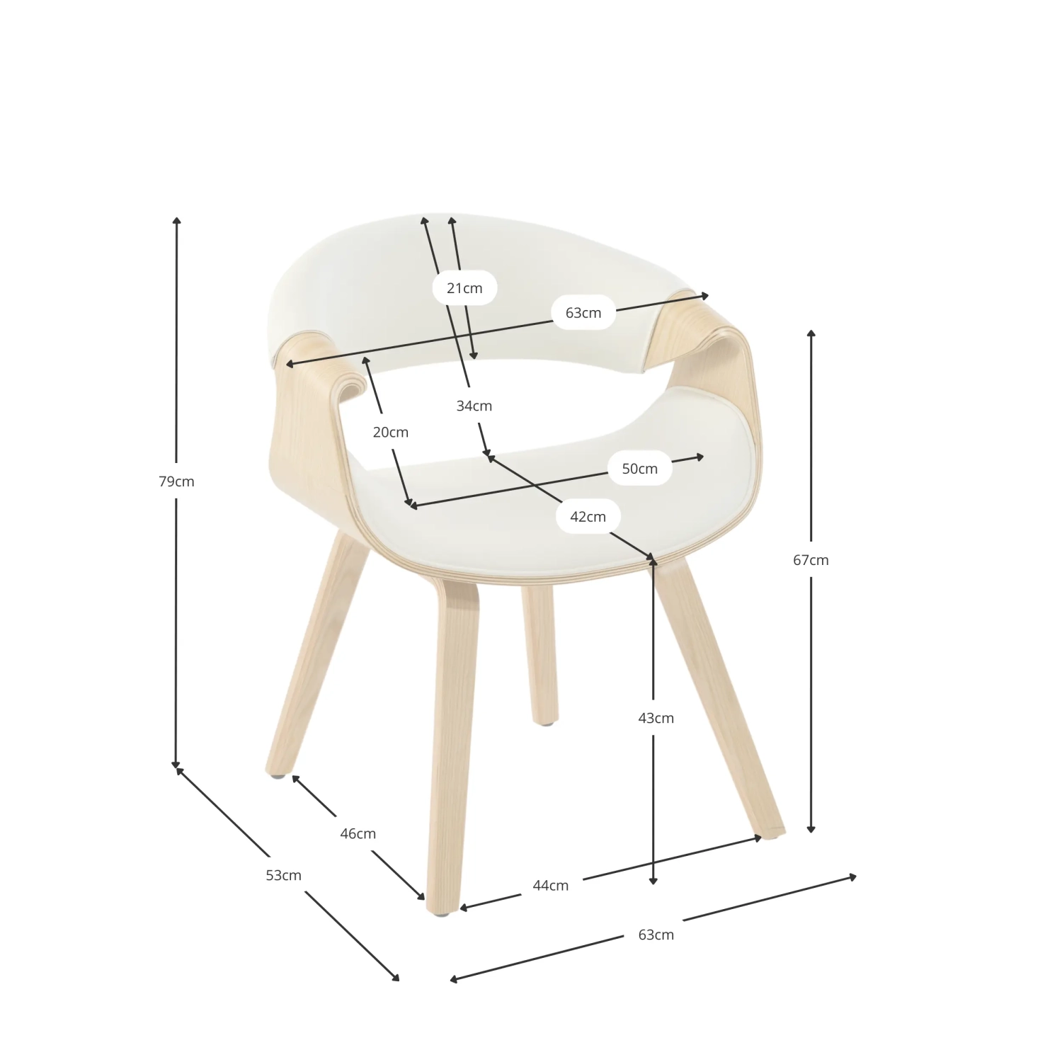Burrow Z-matstol i lönn | Nordic – design med klädsel