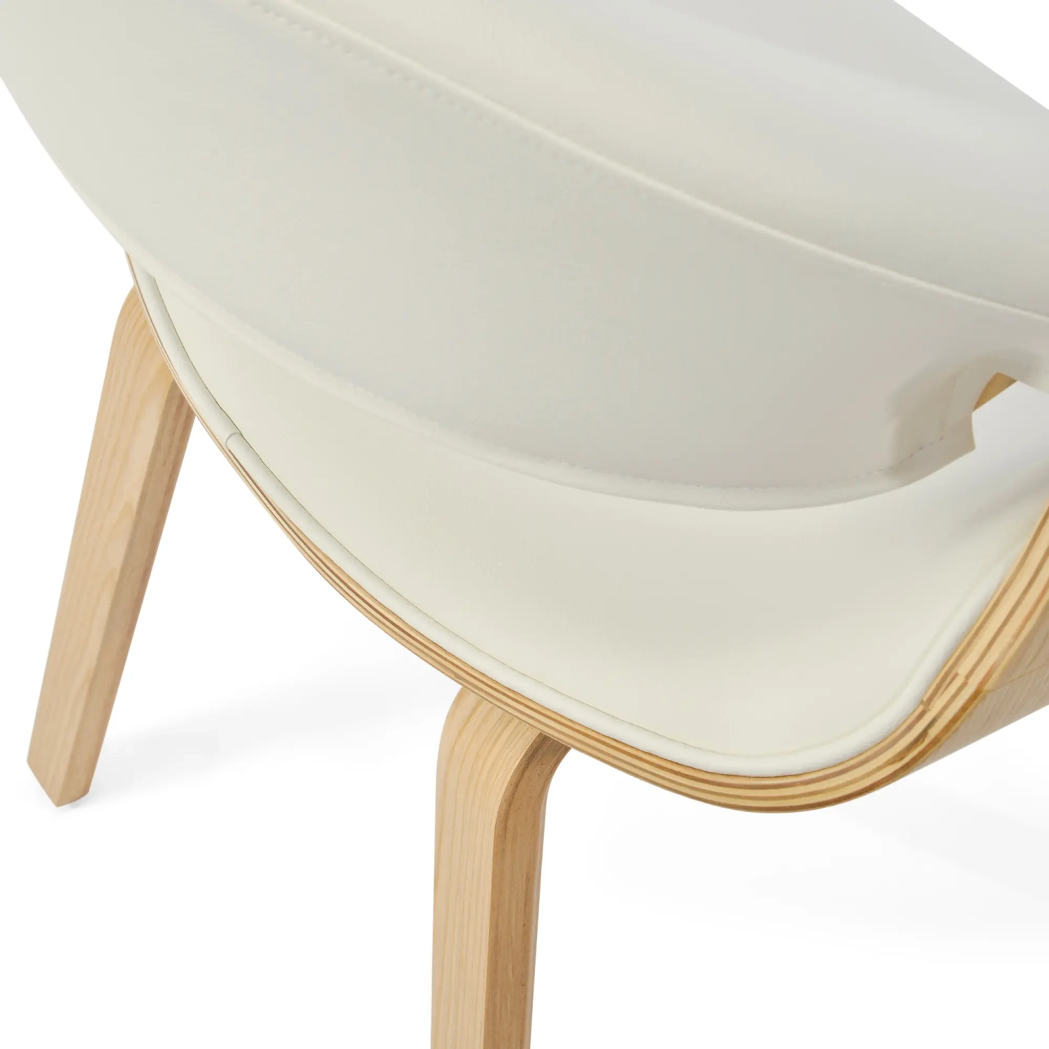 Burrow Jídelní židle Z z javorového dřeva | Čalouněný design „ Nordic “
