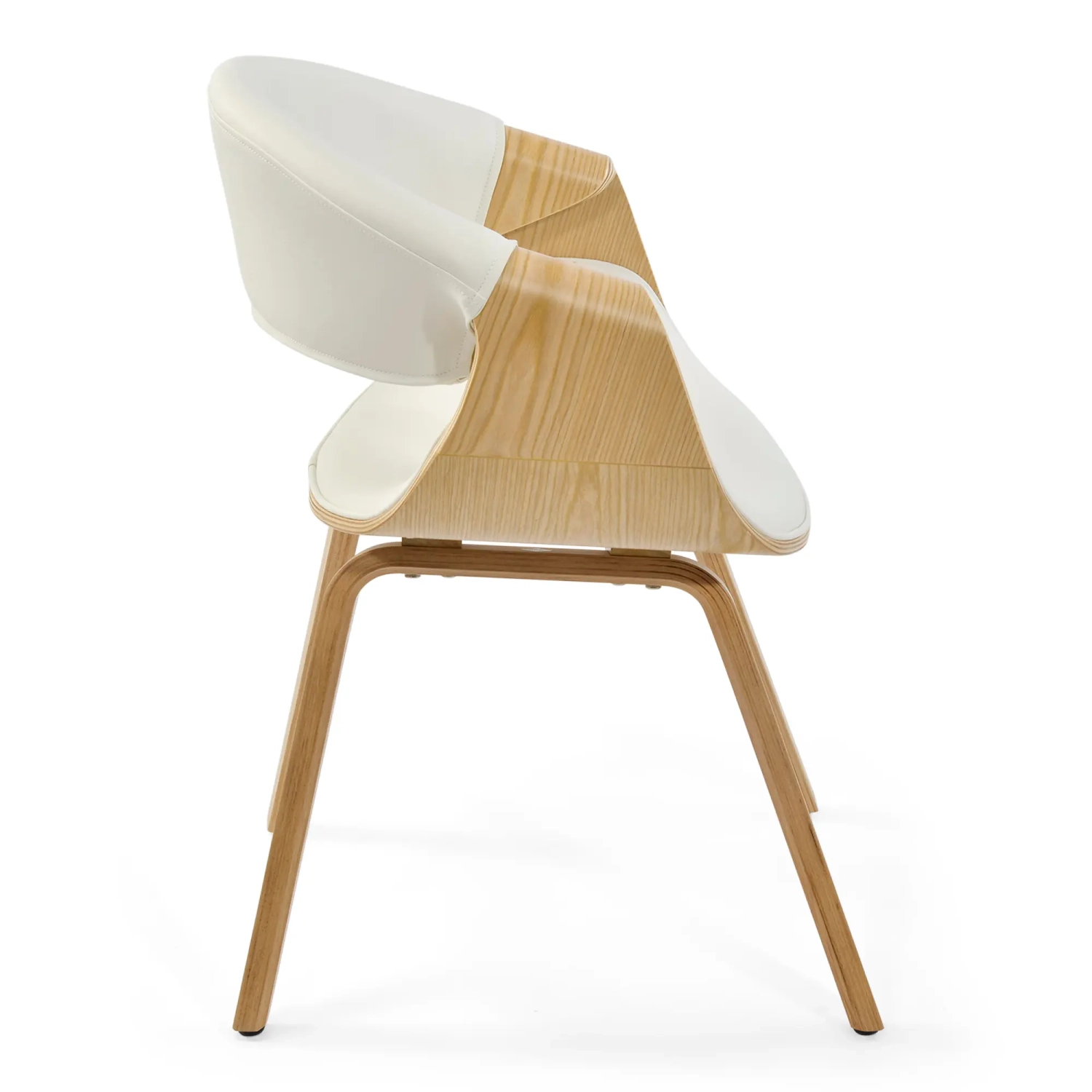 Burrow Jídelní židle Z z javorového dřeva | Čalouněný design „ Nordic “