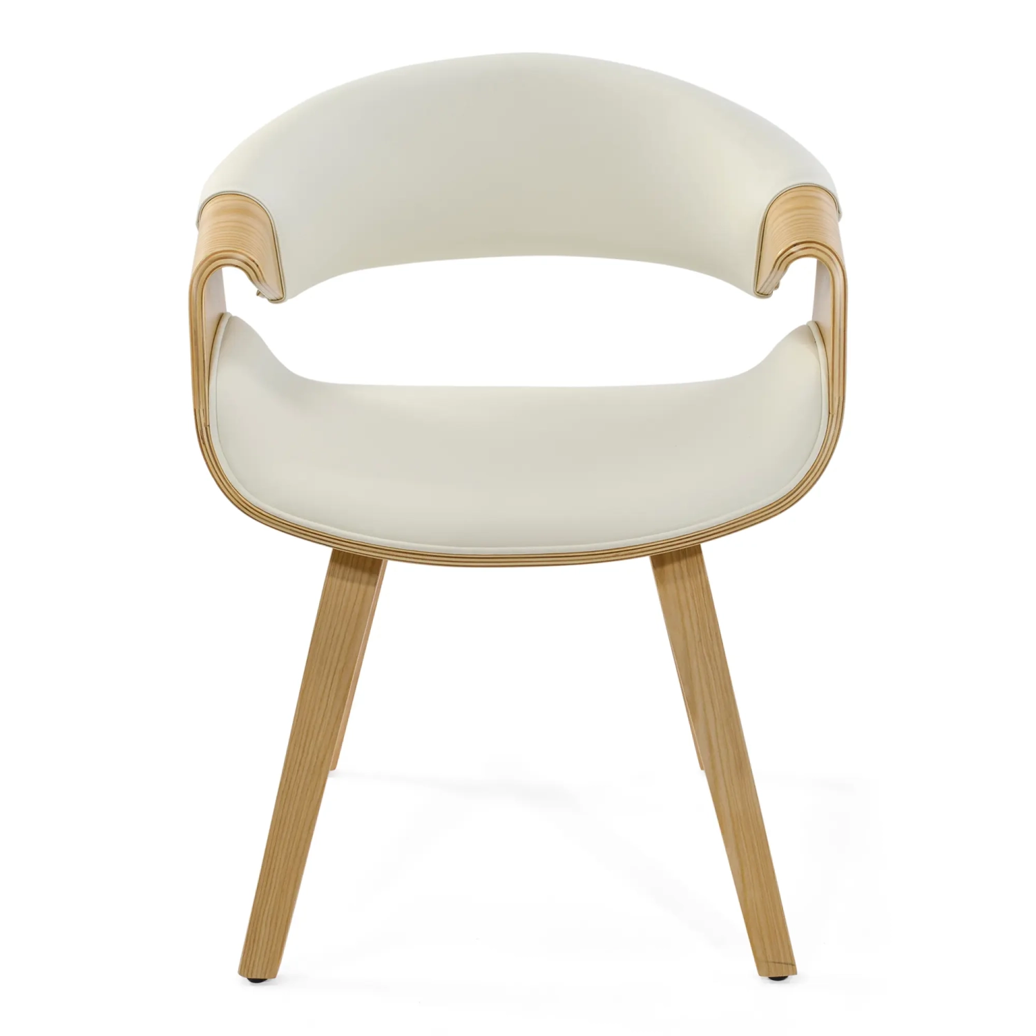 Burrow Esszimmerstuhl „Z“ aus Ahornholz | „ Nordic “ – Design mit Polsterung