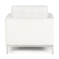 Venice Einsitzer-Sofa aus echtem Leder | Florence Knoll inspiriertes Design