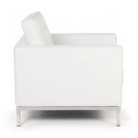Jednomístná pohovka Venice z pravé kůže | Florence Knoll Inspired Design