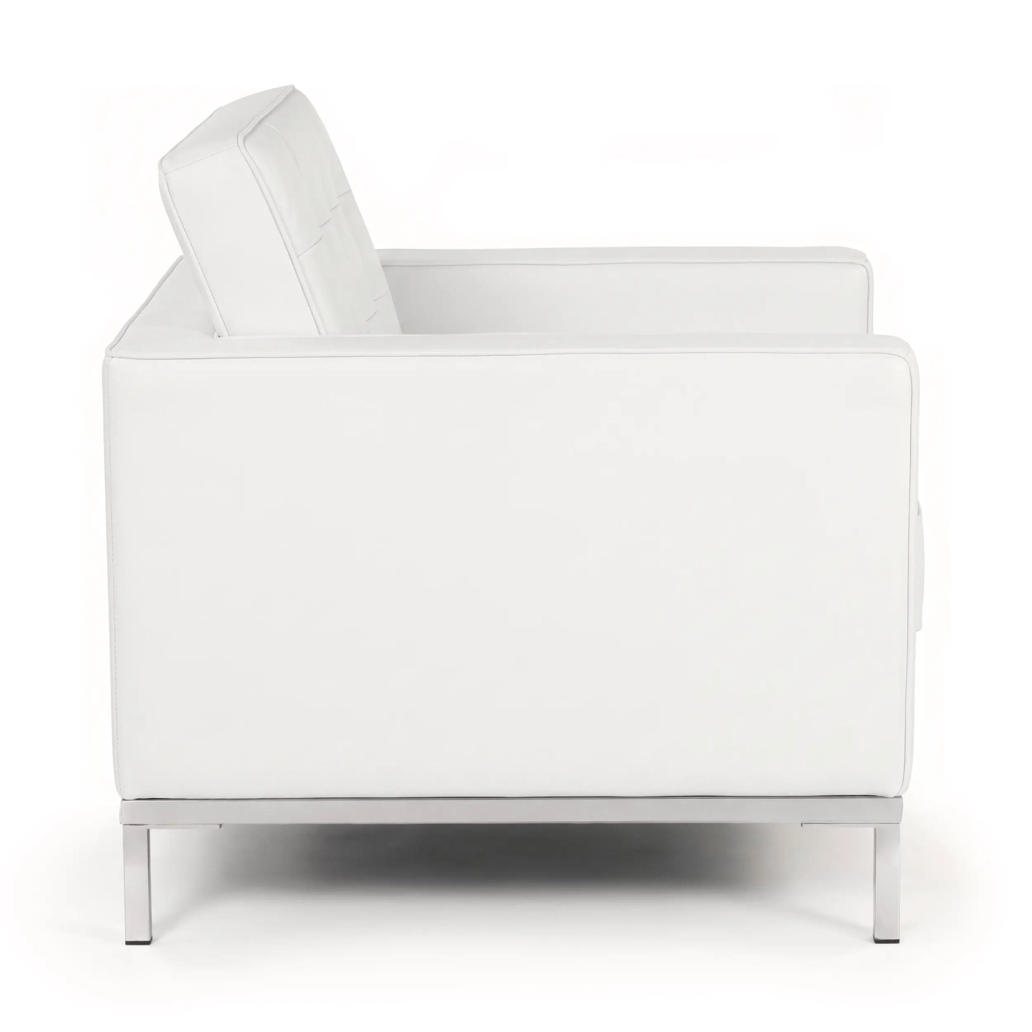 Jednomístná pohovka Venice z pravé kůže | Florence Knoll Inspired Design