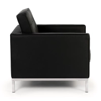 Venice Einsitzer-Sofa aus echtem Leder | Florence Knoll inspiriertes Design