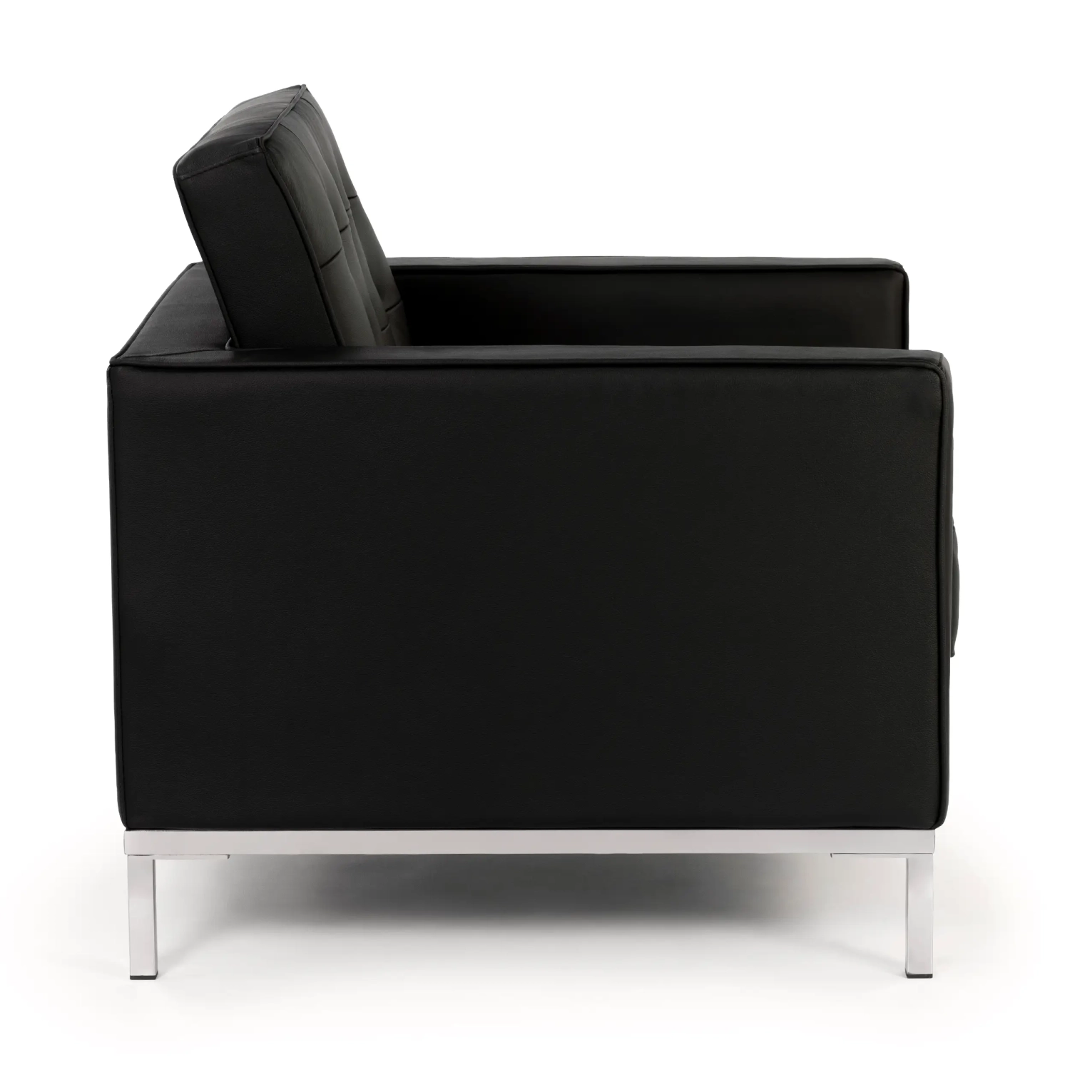 Venice Einsitzer-Sofa aus echtem Leder | Florence Knoll inspiriertes Design