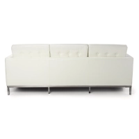 Venice sofa 3-osobowa z włoskiej skóry | Florence Wzornictwo inspirowane Knoll