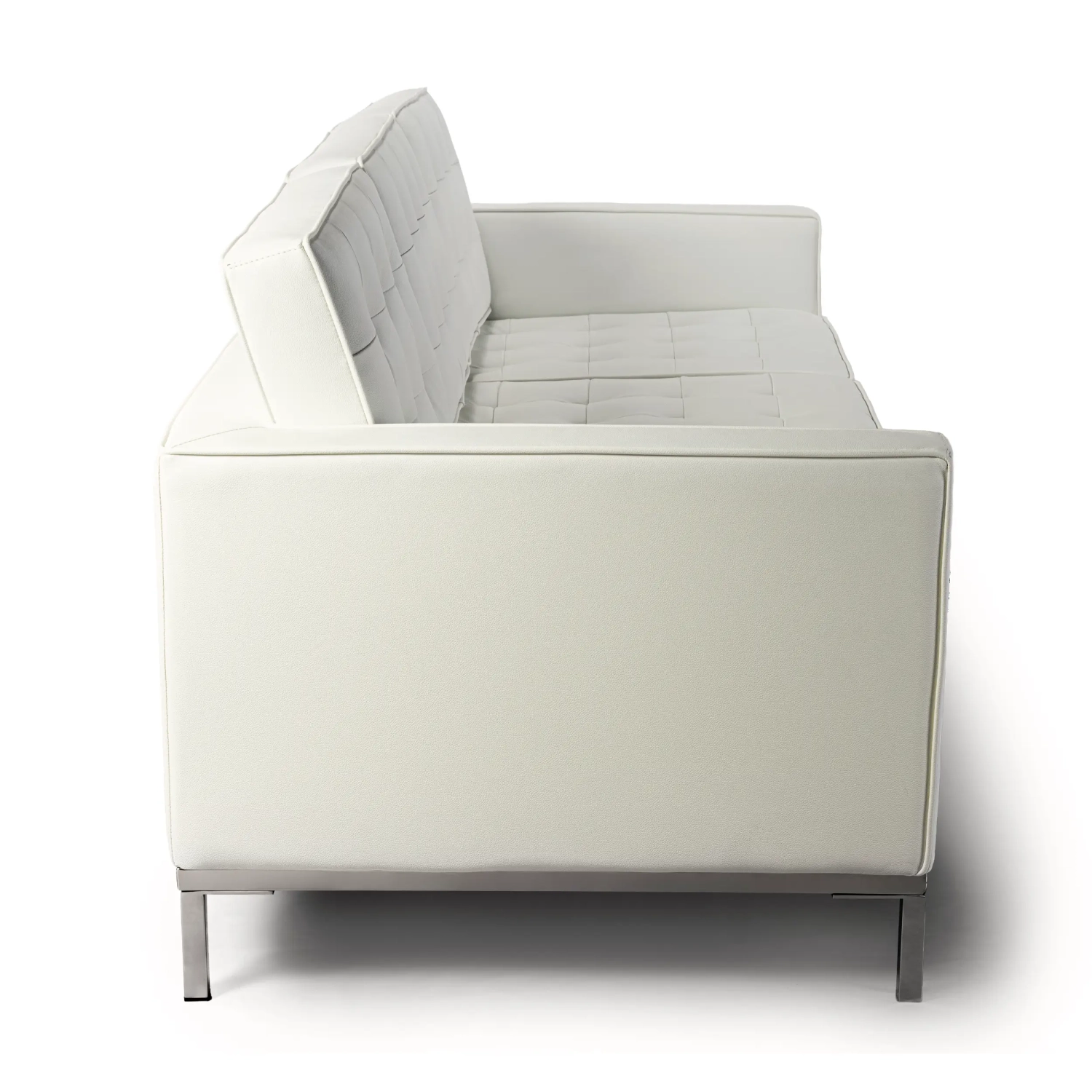 Venice sofa 3-osobowa z włoskiej skóry | Florence Wzornictwo inspirowane Knoll