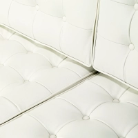Venice 3-sits soffa i italienskt läder | Florence Knollinspirerad design