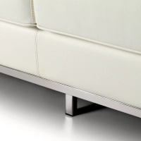 Venice sofa 3-osobowa z włoskiej skóry | Florence Wzornictwo inspirowane Knoll