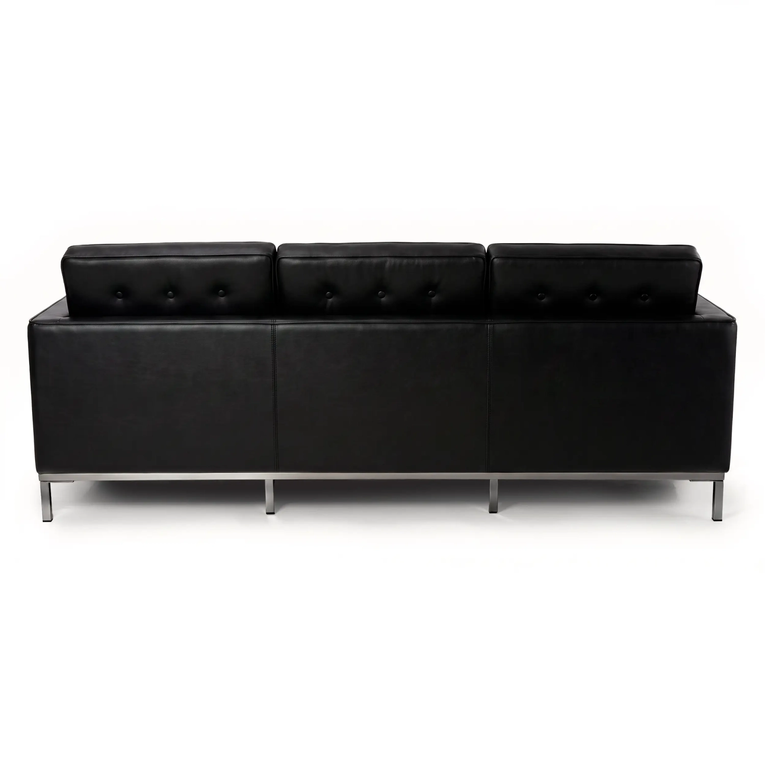 Venice sofa 3-osobowa z włoskiej skóry | Florence Wzornictwo inspirowane Knoll