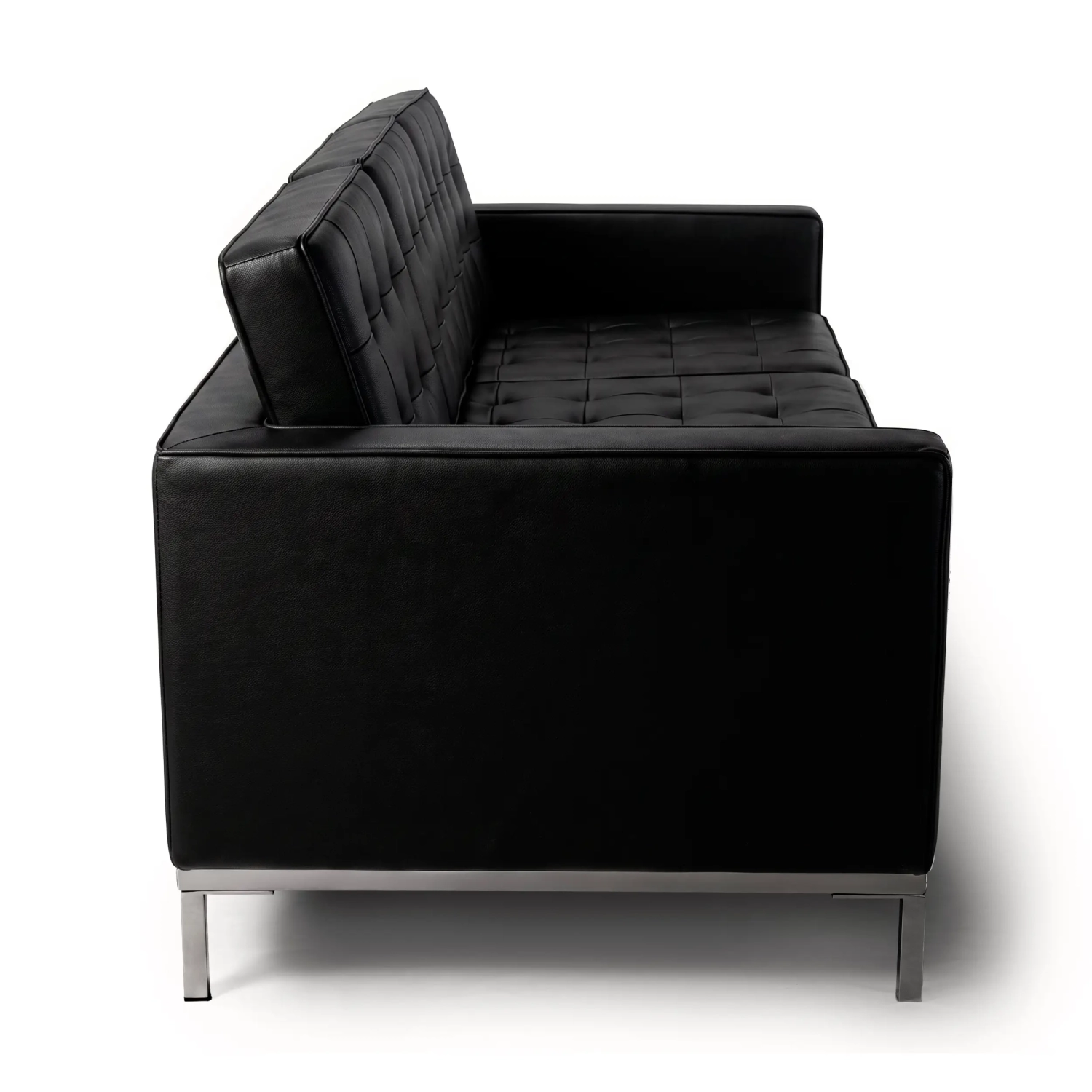 Venice sofa 3-osobowa z włoskiej skóry | Florence Wzornictwo inspirowane Knoll