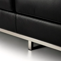 Venice sofa 3-osobowa z włoskiej skóry | Florence Wzornictwo inspirowane Knoll