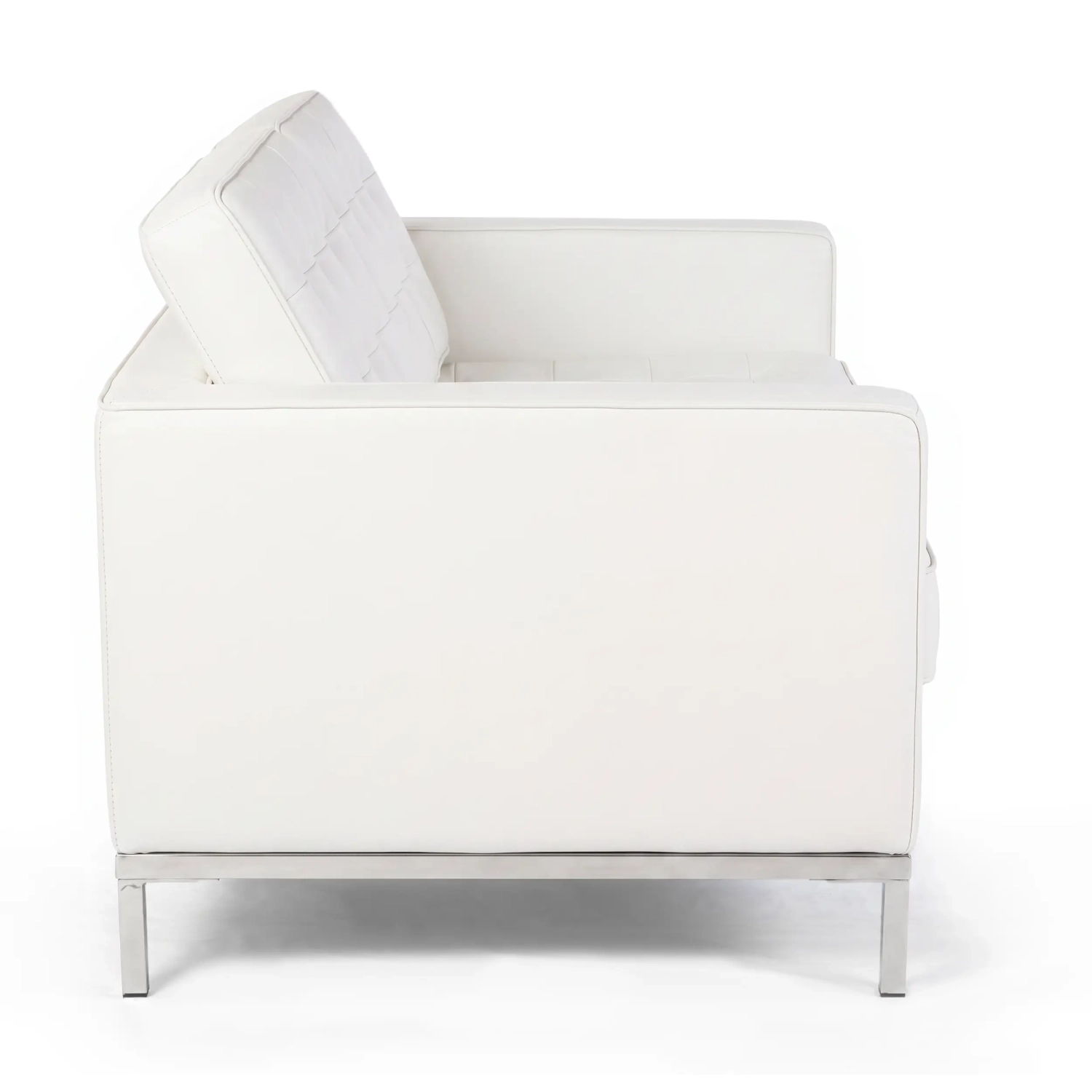Venice dvoumístná pohovka z italské kůže | Florence Knoll Inspired Design