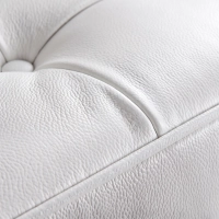 Venice sofa 2-osobowa z włoskiej skóry | Florence Wzornictwo inspirowane Knoll