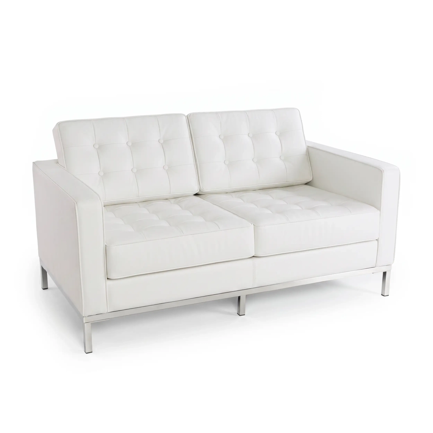 Venice 2-sits soffa i italienskt läder | Florence Knollinspirerad design
