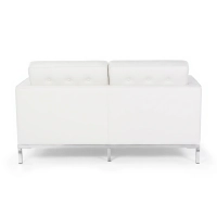 Venice dvoumístná pohovka z italské kůže | Florence Knoll Inspired Design