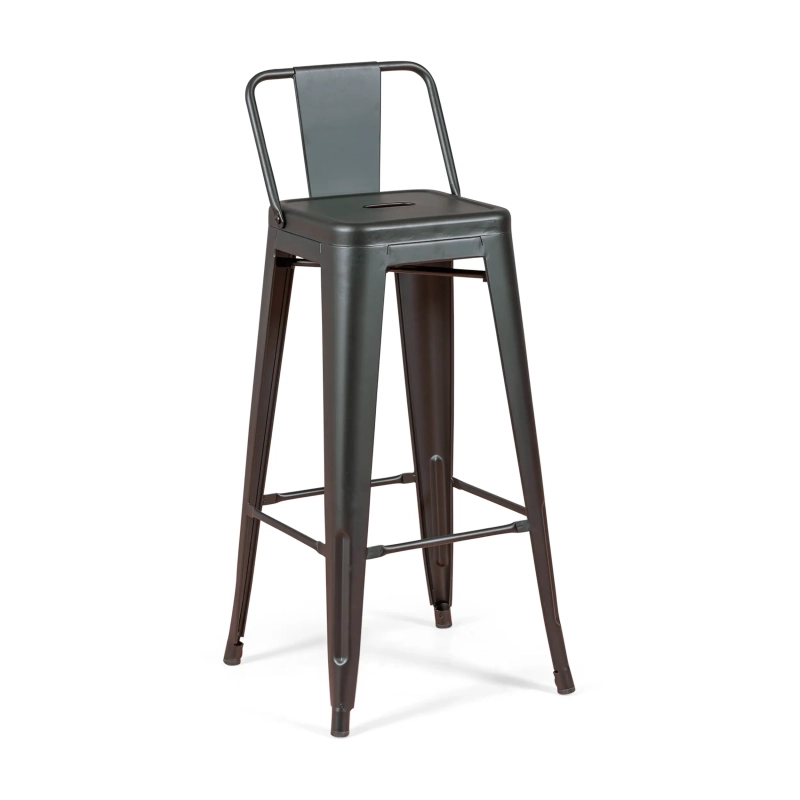 4er-Set „ Bistro “ Barhocker im Industrial-Stil, Höhe 76 cm – Mueble Design