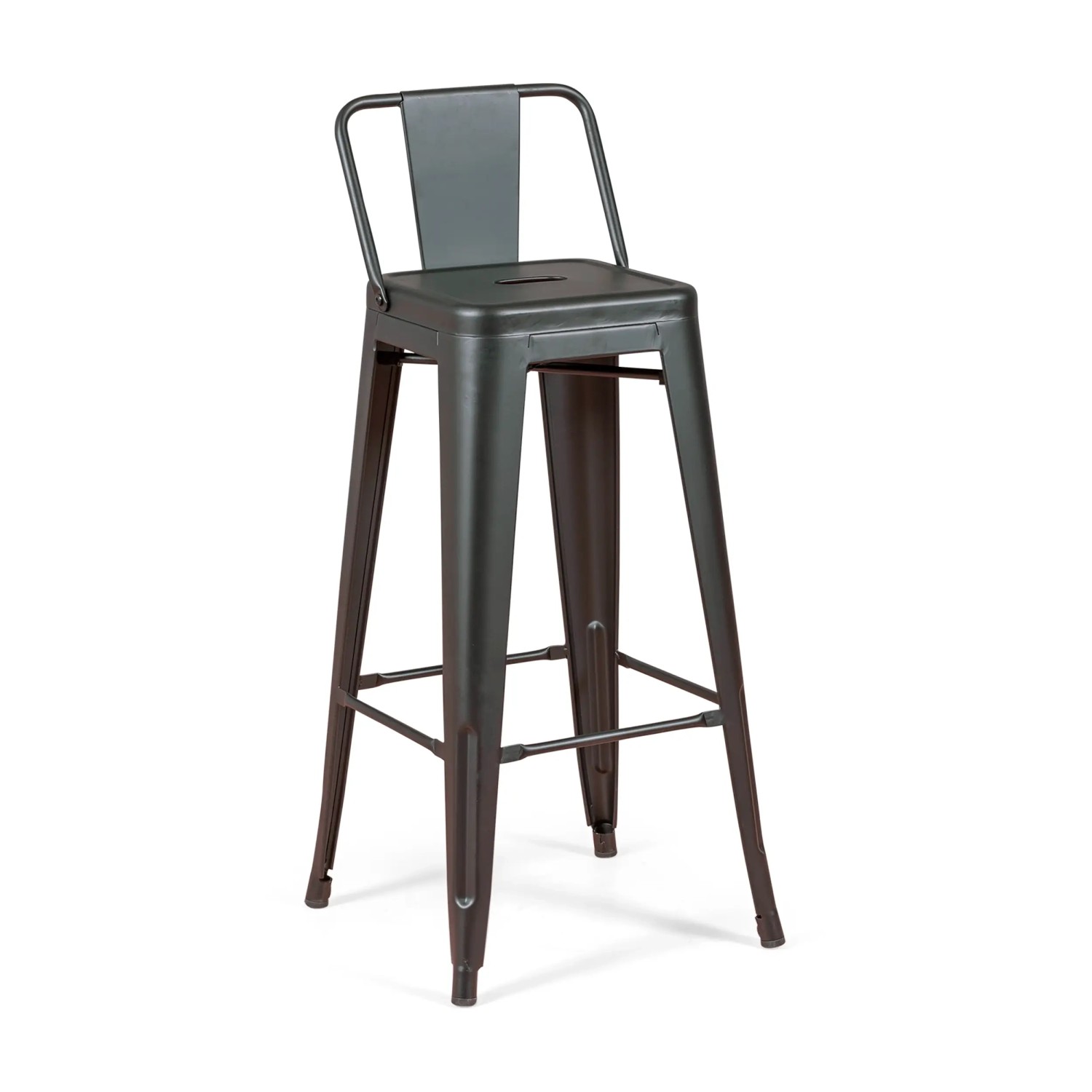 4 kpl:n sarja Bistro -teollisuustyyppisiä baarituoleja, korkeus 76 cm - Mueble Design