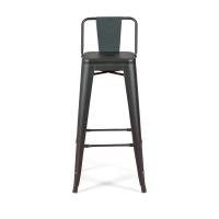 4er-Set „ Bistro “ Barhocker im Industrial-Stil, Höhe 76 cm – Mueble Design