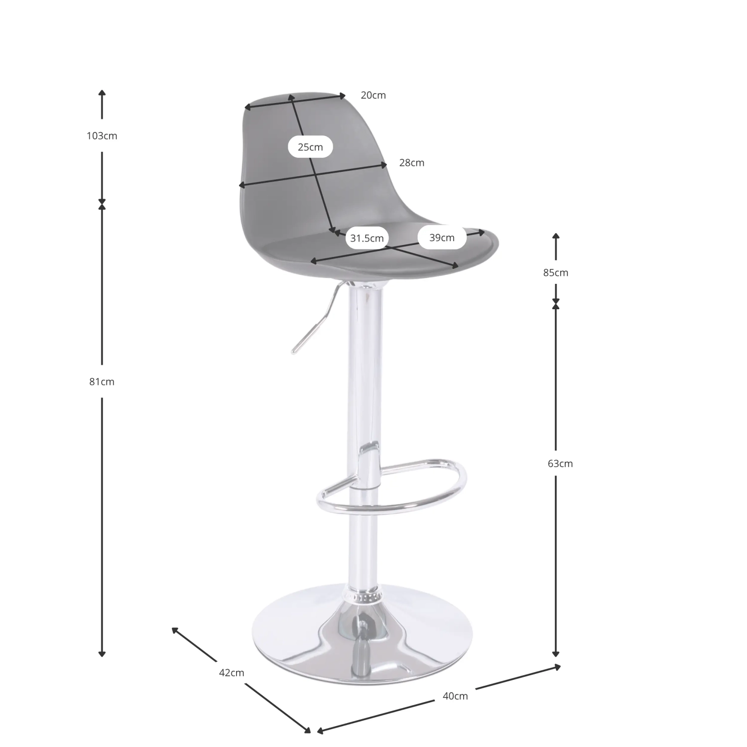 Balení Stoličkaregulables patchwork - Bar Stolička- Mobelarium