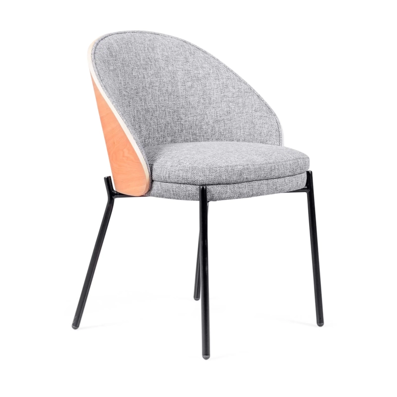 Nordic stoel Earth met katoenen kussen – Mobelarium