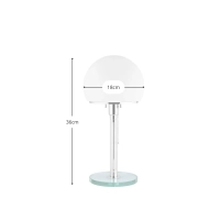 Lampa stołowa Wagenfeld | Design inspirowany Wilhelmem Wagenfeldem