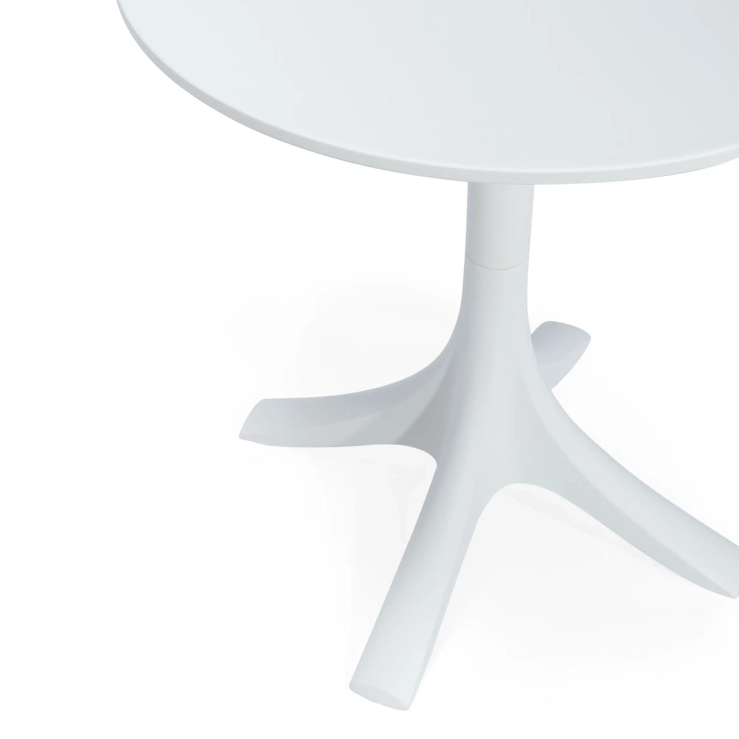 Runt matbord i polypropen (70 cm i diameter) – Designade utomhusbord