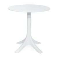 Runt matbord i polypropen (70 cm i diameter) – Designade utomhusbord