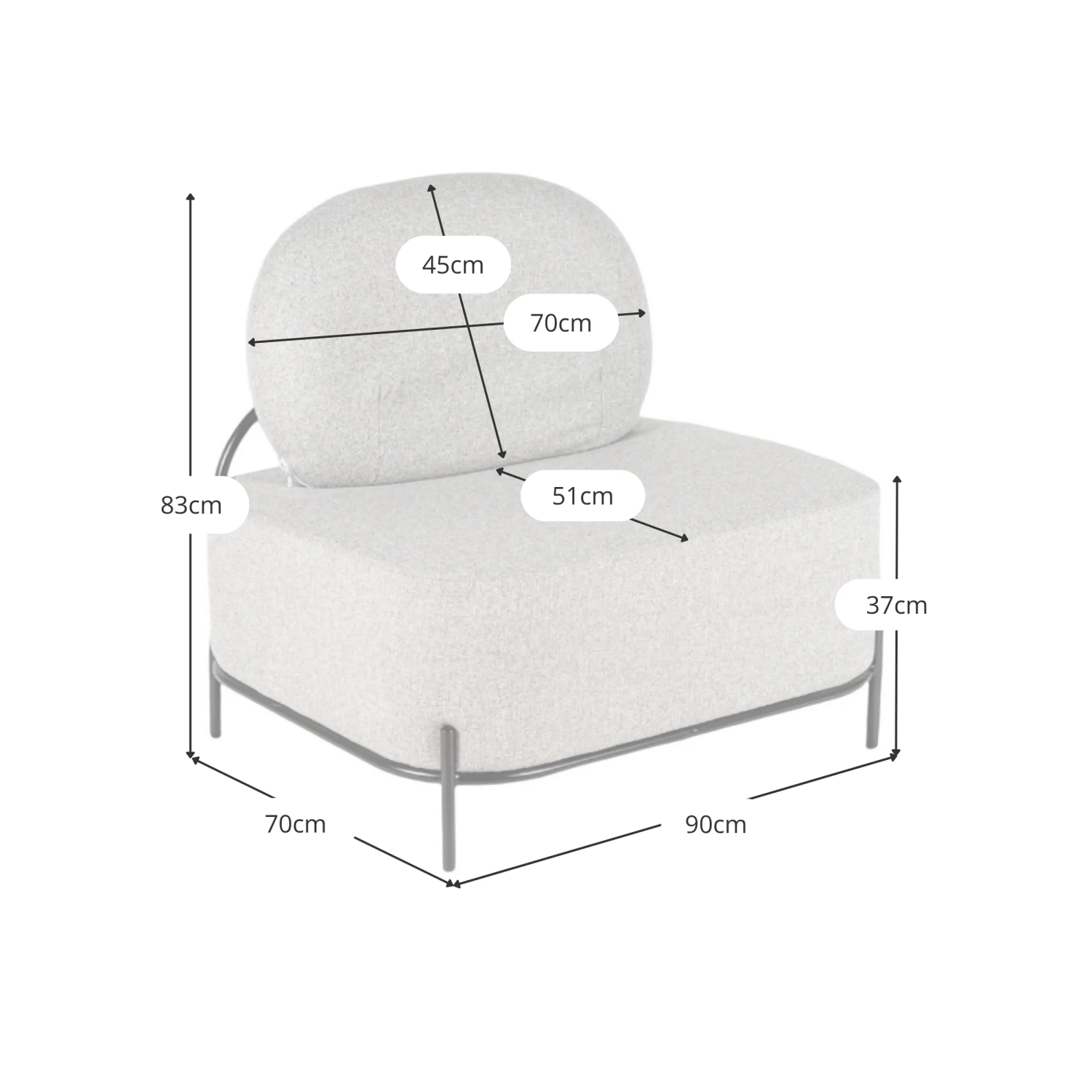 Pohodlná pohovka Economic Clair - Designové pohovky - MuebleDesign