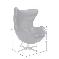 Inspirace z křesla Egg - prémiové moderní křeslo - designový nábytek