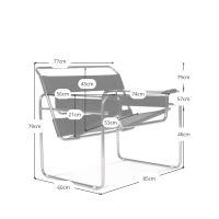 Inspiratie Wassilly Stoel in leer - Design stoelen - Meubeldesign