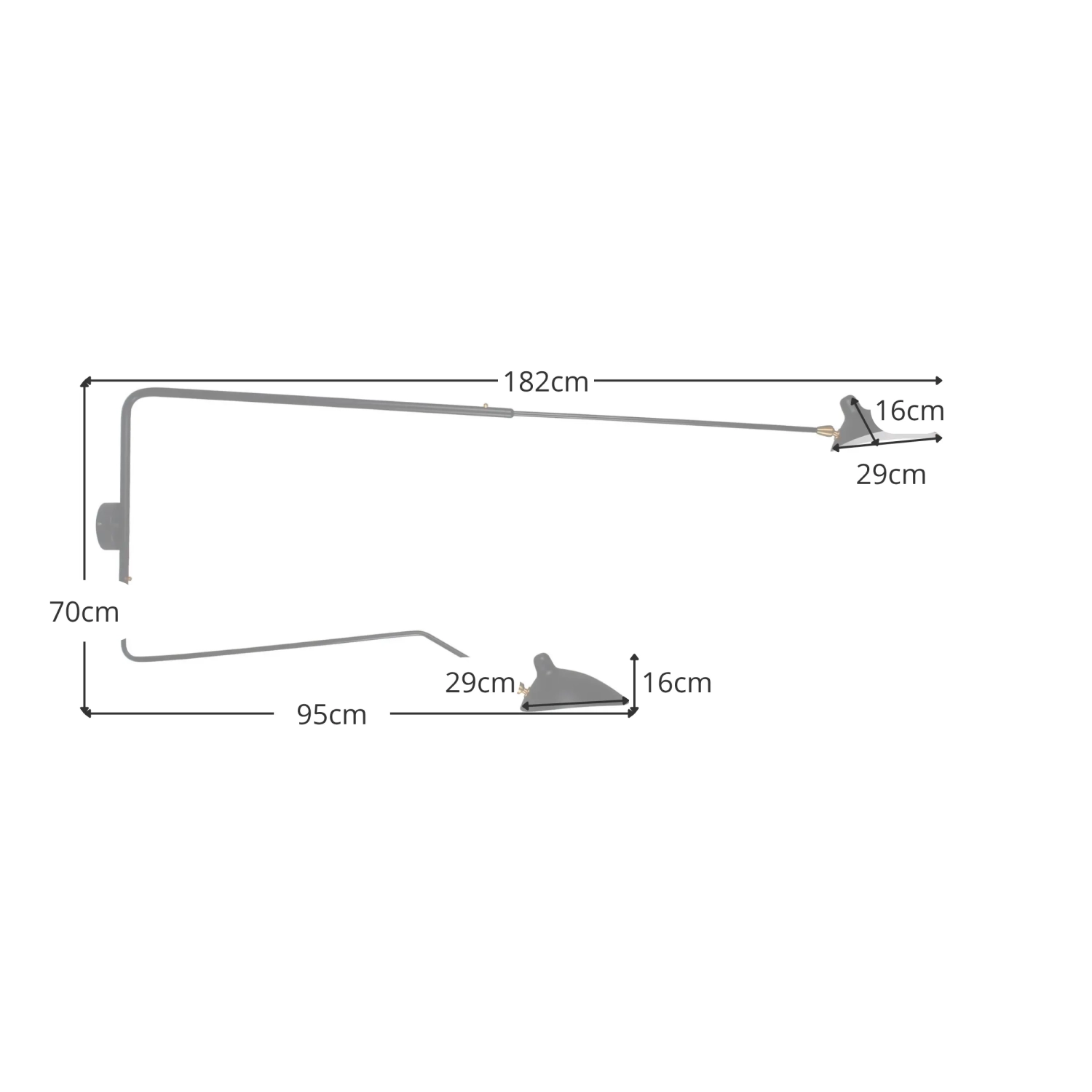 Wandlamp Mouille 2 armen - Wandlampen - Wandlampen - Wandlampen - Wandlampen - Wandlampen - Wandlampen Mobelarium