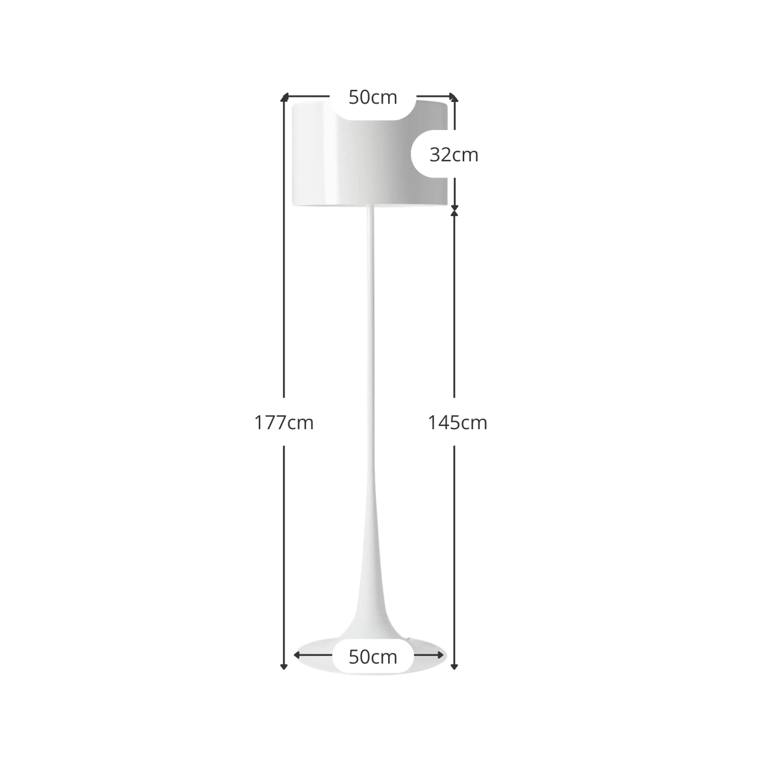 Inspiration kehrätty kevyt lattiavalaisin - FurnitureDesign Design Lamp