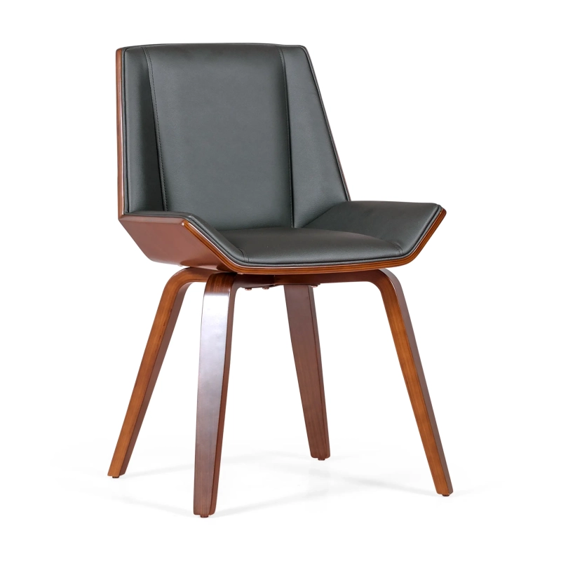 Dřevěná židle Nordic Plywood S - Koženkové židle - Mobelarium