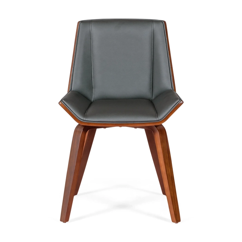 Dřevěná židle Nordic Plywood S - Koženkové židle - Mobelarium