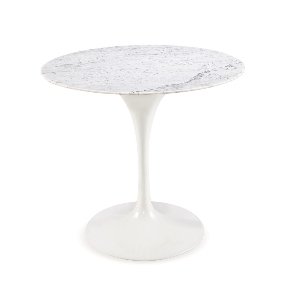 furmod Eettafel Tulp Marmer 80 cm